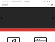 Tablet Screenshot of hyphonmusicgroup.com
